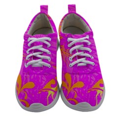 Spring Tropical Floral Palm Bird Athletic Shoes by Ravend