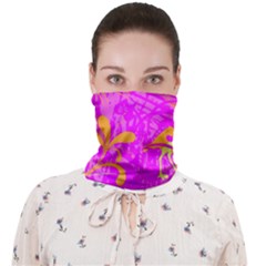 Spring Tropical Floral Palm Bird Face Covering Bandana (adult) by Ravend