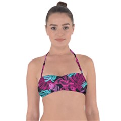 Illustration Sheets Drawing Reason Pattern Halter Bandeau Bikini Top by Ravend