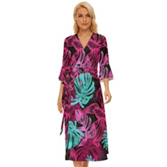 Illustration Sheets Drawing Reason Pattern Midsummer Wrap Dress by Ravend