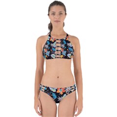 Design Print Pattern Colorful Perfectly Cut Out Bikini Set by Ravend