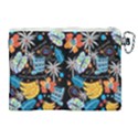 Design Print Pattern Colorful Canvas Cosmetic Bag (XL) View2