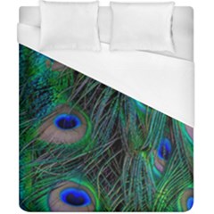 Beautiful Peacock Feathers Duvet Cover (california King Size) by Ravend