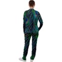 Beautiful Peacock Feathers Casual Jacket and Pants Set View2