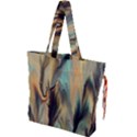 Abstract Painting In Colored Paints Drawstring Tote Bag View1