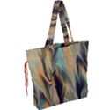 Abstract Painting In Colored Paints Drawstring Tote Bag View2