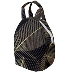 Leaves Nature Art Design Pattern Travel Backpacks by Ravend