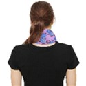 Roses Flowers Background Leaves Face Covering Bandana (Triangle) View2