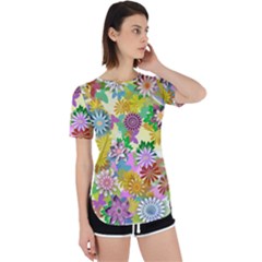 Illustration-pattern-abstract Perpetual Short Sleeve T-shirt by Pakrebo