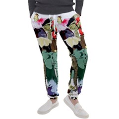 Zoo-animals-peacock-lion-hippo Men s Jogger Sweatpants by Pakrebo