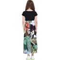 Zoo-animals-peacock-lion-hippo Kids  Flared Maxi Skirt View2