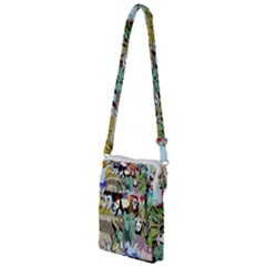 Zoo-animals-peacock-lion-hippo- Multi Function Travel Bag by Pakrebo