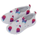 Ice Cream Popsicles Wallpaper Kids  Velcro No Lace Shoes View2