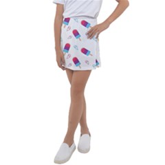 Ice Cream Popsicles Wallpaper Kids  Tennis Skirt