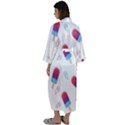 Ice Cream Popsicles Wallpaper Maxi Satin Kimono View2