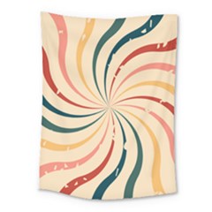 Swirl Star Pattern Texture Old Medium Tapestry by Ravend