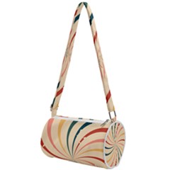 Swirl Star Pattern Texture Old Mini Cylinder Bag by Ravend