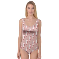 Thunder Flash Abstract Texture Art Princess Tank Leotard 