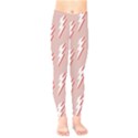 Thunder Flash Abstract Texture Art Kids  Leggings View1