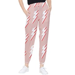 Thunder Flash Abstract Texture Art Tapered Pants