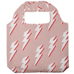 Thunder Flash Abstract Texture Art Foldable Grocery Recycle Bag