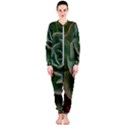 Green Orchid Plant Pattern OnePiece Jumpsuit (Ladies) View1