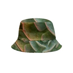 Green Orchid Plant Pattern Bucket Hat (kids) by Ravend