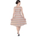 Geometric Tribal Pattern Design V-Neck Midi Sleeveless Dress  View2