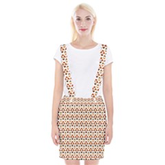 Geometric Tribal Pattern Design Braces Suspender Skirt by Ravend