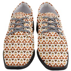 Geometric Tribal Pattern Design Women Heeled Oxford Shoes by Ravend