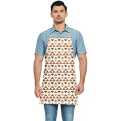 Geometric Tribal Pattern Design Kitchen Apron by Ravend