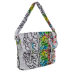 Illustration Brain Mind Psychology Idea Drawing Buckle Messenger Bag by Ravend