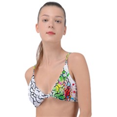 Illustration Brain Mind Psychology Idea Drawing Knot Up Bikini Top by Ravend