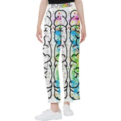 Illustration Brain Mind Psychology Idea Drawing Women s Pants  by Ravend