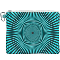 Illusion Geometric Background Canvas Cosmetic Bag (xxxl) by Ravend