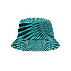 Illusion Geometric Background Inside Out Bucket Hat (kids) by Ravend