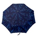 Particle Art Background Blue Folding Umbrellas View1