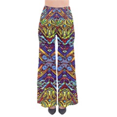 Mosaic Pattern Background So Vintage Palazzo Pants