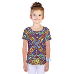 Mosaic Pattern Background Kids  One Piece Tee