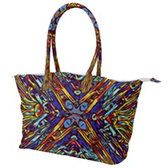 Mosaic Pattern Background Canvas Shoulder Bag