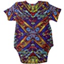 Mosaic Pattern Background Baby Short Sleeve Onesie Bodysuit View2