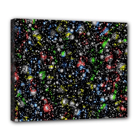 Universe Star Planet Galaxy Deluxe Canvas 24  X 20  (stretched) by Ravend