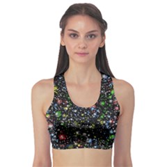 Universe Star Planet Galaxy Sports Bra by Ravend