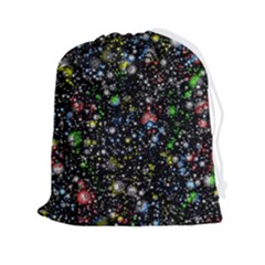 Universe Star Planet Galaxy Drawstring Pouch (2xl) by Ravend