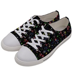 Universe Star Planet Galaxy Women s Low Top Canvas Sneakers by Ravend