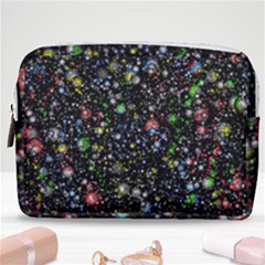 Universe Star Planet Galaxy Make Up Pouch (medium) by Ravend