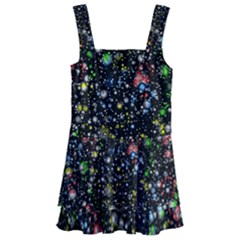 Universe Star Planet Galaxy Kids  Layered Skirt Swimsuit by Ravend