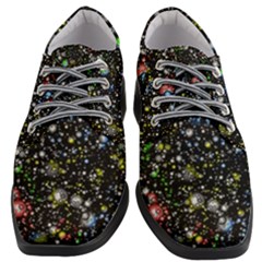 Universe Star Planet Galaxy Women Heeled Oxford Shoes by Ravend