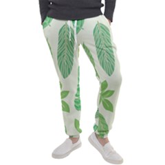 Watercolor Banana Leaves  Men s Jogger Sweatpants by ConteMonfrey