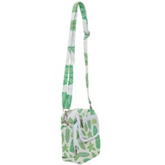 Watercolor Banana Leaves  Shoulder Strap Belt Bag by ConteMonfrey